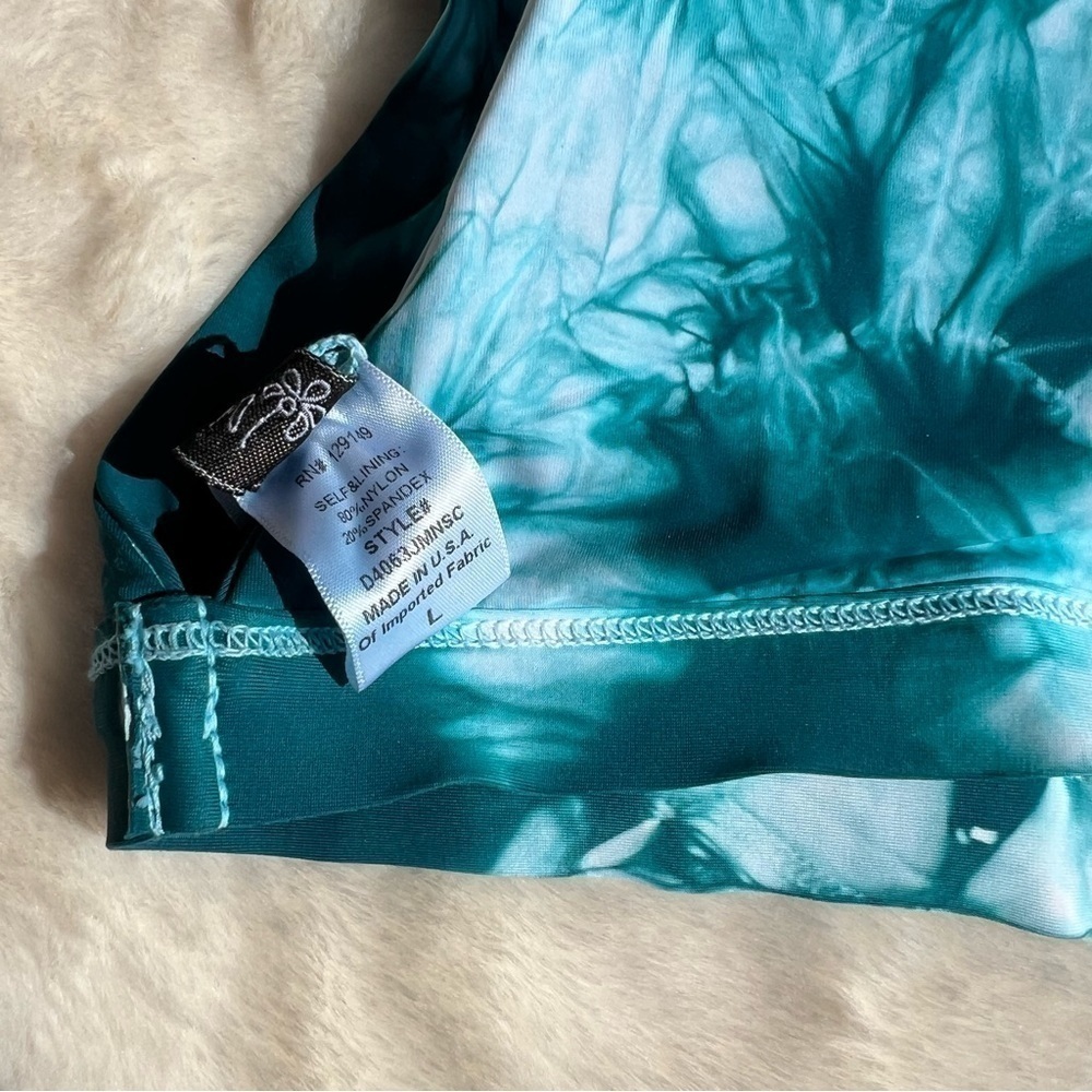 Dippin' Daisy's Tie Dye Festival Scoop Neck Bikini Top - Picture 7 of 8
